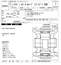 Audi A4 лот № 5040 оценка 4  с аукциона в Японии 6