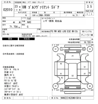 Volkswagen GOLF VARIANT лот № 2010 оценка 3.5  с аукциона в Японии 6
