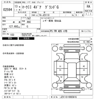 Toyota MARK II лот № 2594 оценка RA  с аукциона в Японии 6