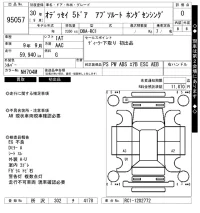 Honda ODYSSEY лот № 95057 оценка 0  с аукциона в Японии 7