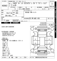 Mercedes-Benz C CLASS WAGON лот № 43083 оценка 3  с аукциона в Японии 10