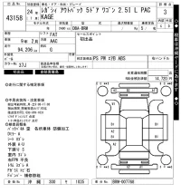 Subaru LEGACY OUTBACK лот № 43158 оценка 3  с аукциона в Японии 10