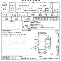 Citroen DS3 лот № 25043 оценка 4.5  с аукциона в Японии 10