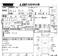 Daihatsu TANTO лот № 9422 оценка 3.5  с аукциона в Японии 5