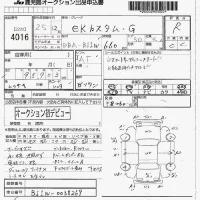 Mitsubishi EK CUSTOM лот № 4016 оценка R  с аукциона в Японии 7