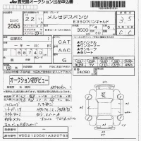 Mercedes-Benz E CLASS лот № 2055 оценка 3.5  с аукциона в Японии 7