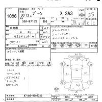 Daihatsu Boon лот № 1086 оценка 3.5  с аукциона в Японии 9