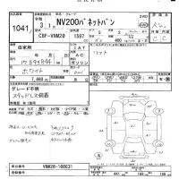 Nissan NV200 лот № 1041 оценка R  с аукциона в Японии 9