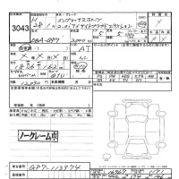 Subaru IMPREZA лот № 3043 оценка -  с аукциона в Японии 5
