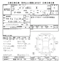Mitsubishi PAJERO MINI лот № 8702 оценка R  с аукциона в Японии 11