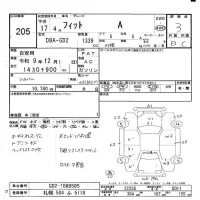 Honda FIT лот № 205 оценка 3  с аукциона в Японии 5