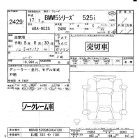 BMW 5-Series лот № 2429 оценка -  с аукциона в Японии 5