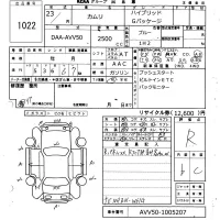 Toyota CAMRY лот № 1022 оценка R  с аукциона в Японии 6