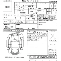 Renault KANGOO лот № 6003 оценка X  с аукциона в Японии 6