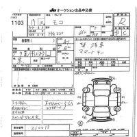 Nissan MOCO лот № 1103 оценка R  с аукциона в Японии 7