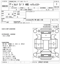 Nissan SERENA лот № 6039 оценка 3  с аукциона в Японии 5
