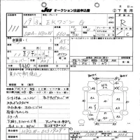 Mitsubishi EK WAGON лот № 111 оценка R  с аукциона в Японии 10