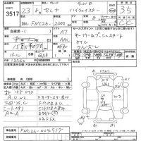 Nissan SERENA лот № 3517 оценка 3.5  с аукциона в Японии 7