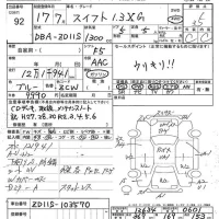 Suzuki SWIFT лот № 92 оценка 3.5  с аукциона в Японии 7