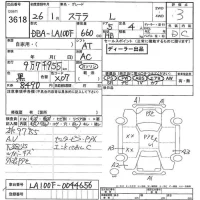 Subaru STELLA лот № 3618 оценка 3  с аукциона в Японии 7