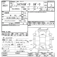 Suzuki SWIFT лот № 3631 оценка 3  с аукциона в Японии 7