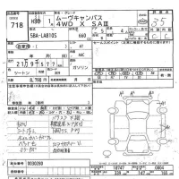 Daihatsu MOVE CANBUS лот № 718 оценка 3.5  с аукциона в Японии 8