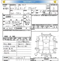 Honda AVANCIER лот № 4191 оценка 3  с аукциона в Японии 5