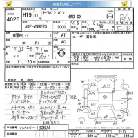 Nissan CARAVAN VAN лот № 4026 оценка RA  с аукциона в Японии 5