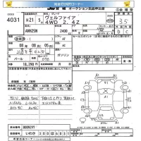 Toyota VELLFIRE лот № 4031 оценка 3.5  с аукциона в Японии 5