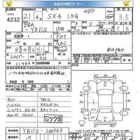 Suzuki SX-4 лот № 4232 оценка 3.5  с аукциона в Японии 5