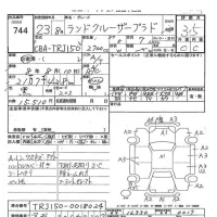 Toyota LAND CRUISER PRADO лот № 744 оценка 3.5  с аукциона в Японии 8