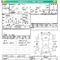 Honda ZEST лот № 11073 оценка 3  с аукциона в Японии 4
