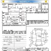 Nissan MOCO лот № 4323 оценка 3  с аукциона в Японии 5