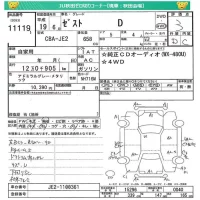 Honda ZEST лот № 11119 оценка 3  с аукциона в Японии 4