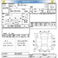 Toyota COROLLA FIELDER лот № 4375 оценка RA  с аукциона в Японии 5