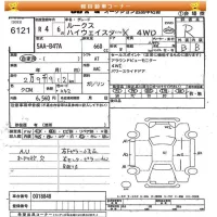 Nissan ROOX лот № 6121 оценка R  с аукциона в Японии 8