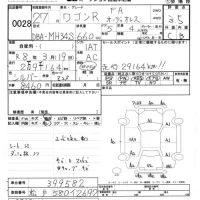 Suzuki WAGON R лот № 28 оценка 3.5  с аукциона в Японии 5