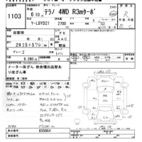 Nissan TERRANO лот № 1103 оценка R  с аукциона в Японии 5