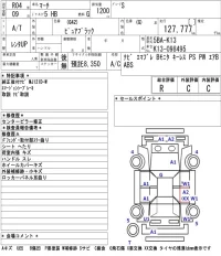 Nissan MARCH лот № 33 оценка R  с аукциона в Японии 5