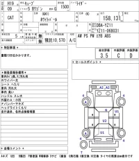 Nissan CUBE лот № 8552 оценка 3.5  с аукциона в Японии 2