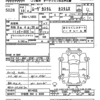 Daihatsu MOVE лот № 5028 оценка 4  с аукциона в Японии 9