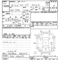 Nissan STAGEA лот № 3269 оценка 4  с аукциона в Японии 9