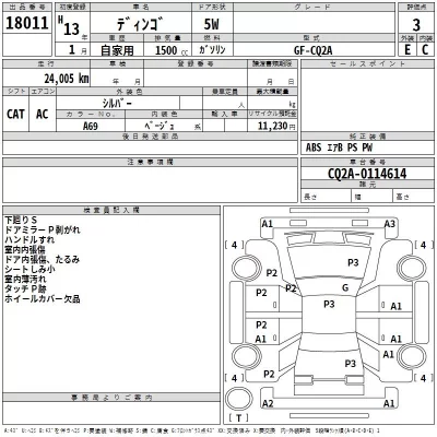Mitsubishi DINGO  с аукциона в Японии