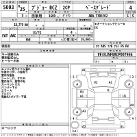 Peugeot RCZ лот № 5003 оценка 4  с аукциона в Японии 2