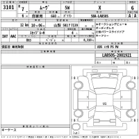 Daihatsu MOVE лот № 3101 оценка 6  с аукциона в Японии 2