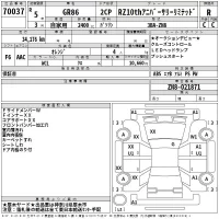 Toyota GT 86 лот № 70037 оценка R  с аукциона в Японии 2