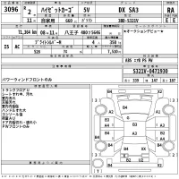 Daihatsu HIJET VAN лот № 3096 оценка RA  с аукциона в Японии 2