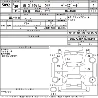 Volkswagen GOLF лот № 5092 оценка 4  с аукциона в Японии 2