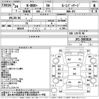 Honda N BOX PLUS лот № 73016 оценка R  с аукциона в Японии 2