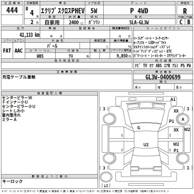 Mitsubishi ECLIPSE CROSS  с аукциона в Японии